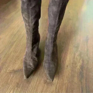 Joseph - Brown Stretch Womens Boots Size 8.5